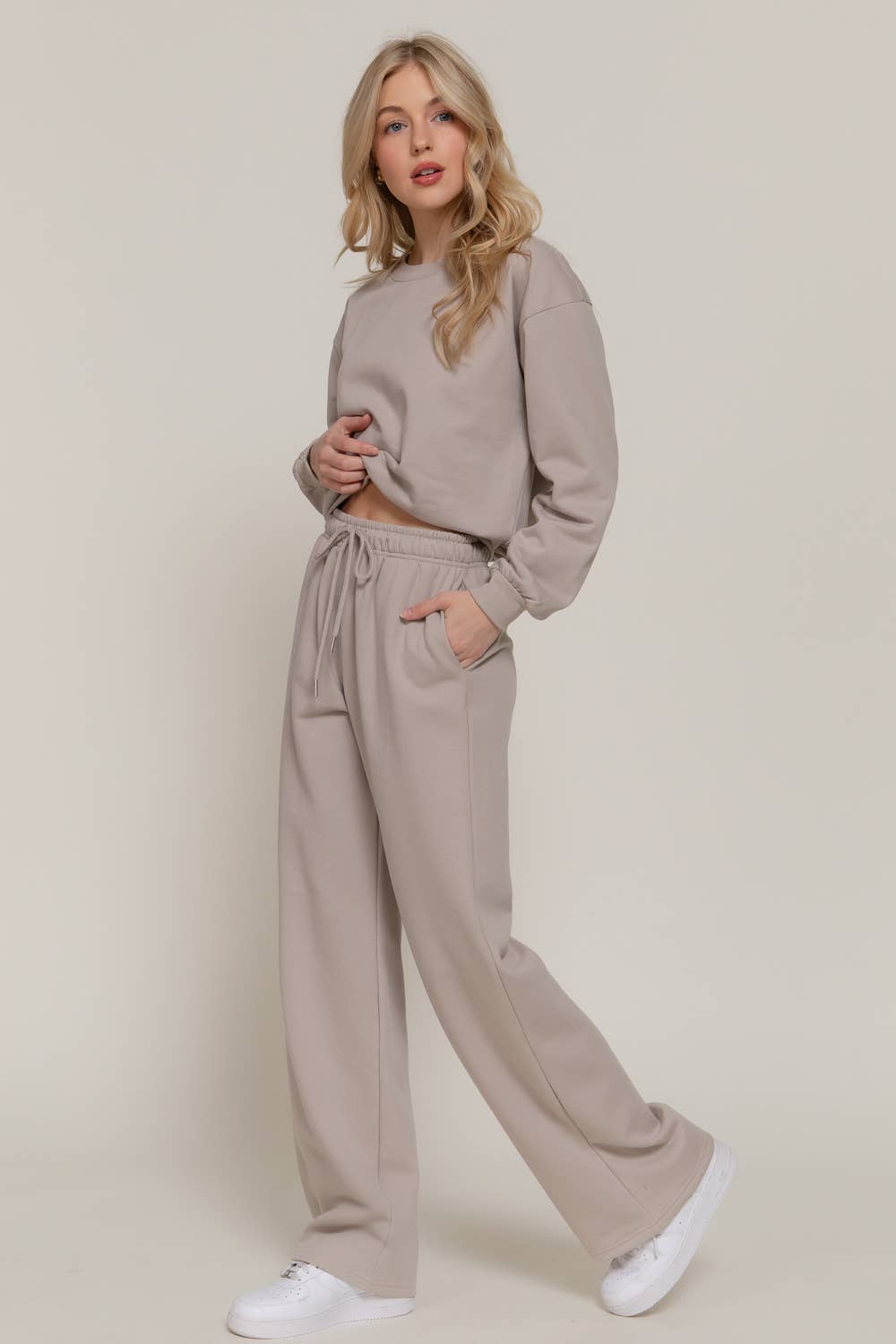 Active Basic | Active USA - Wholesale Pants - Women's - Straight Leg Inner Fleece Jogger Pants  24