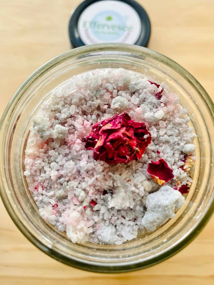 Koninklijke Rozen Bubbel Boter Badzout | Hydraterende Bloemige Badweek voor wholesale door Effervesce