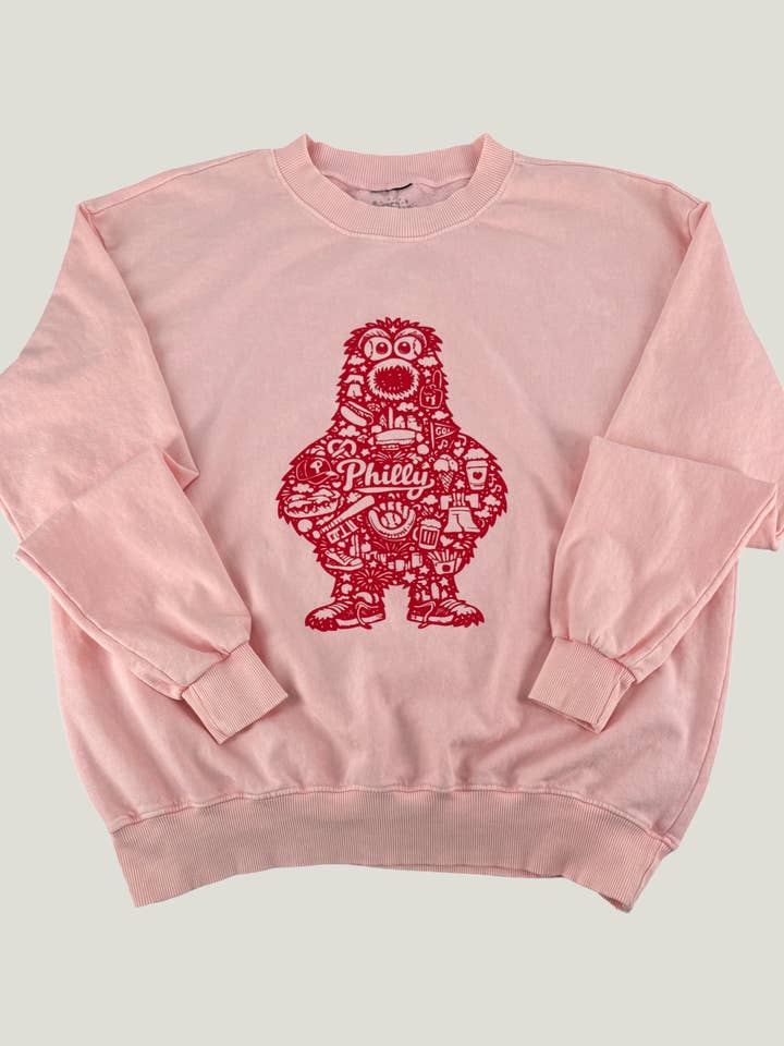 Phanatical Philly Ladies Crewneck for wholesale by Brotherly Love 215