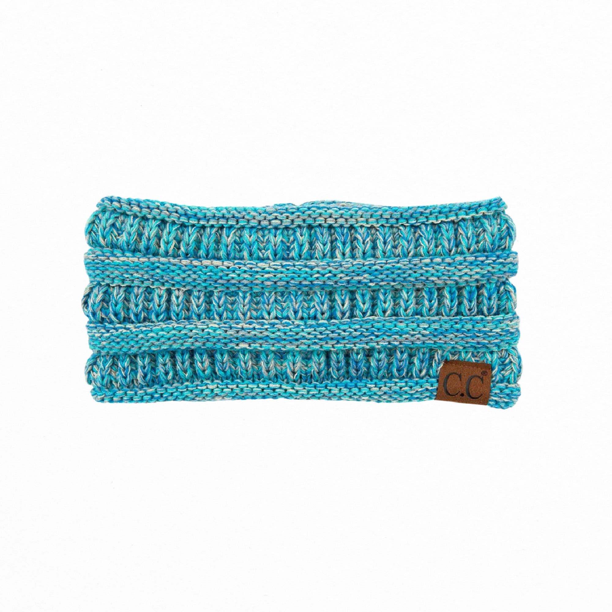 Truly Contagious - Vente Bandeau – femme - Couvre-tête CC multicolore doublé sherpa pour femmes (HW-826)4