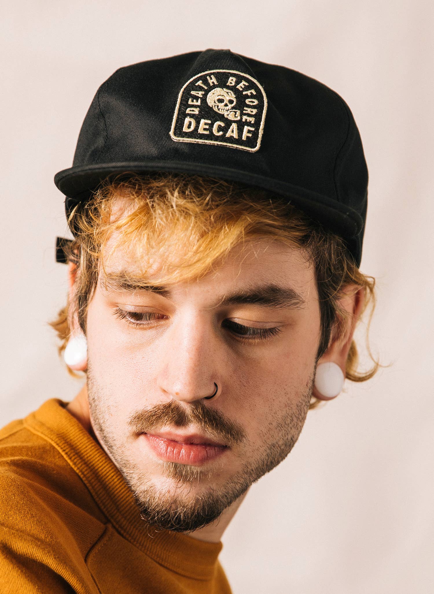 Pyknic - Wholesale Flat Brim Cap - Unisex - Death Before Decaf Hat3