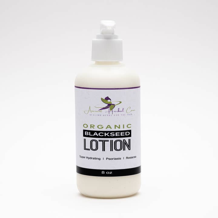 Organic Blackseed Lotion (Psoriasis and Rosacea) for wholesale by Ancient Herbal Care