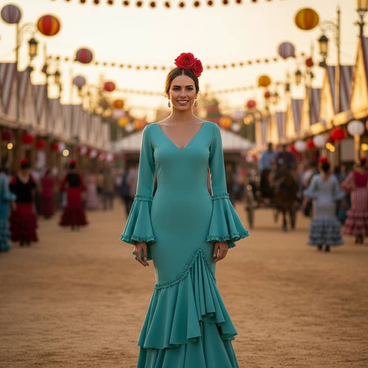 EMMA WU DESIGN X FLAMENCA 0490 GREEN SURGICAL FLAMENCA DRESS and other Purchase Wholesale ropa algodon. Free Returns & Net 60 Terms on Faire trending on Faire.