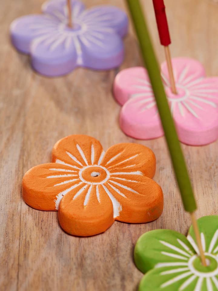 Mini Flower Incense Holder for wholesale by Namaste