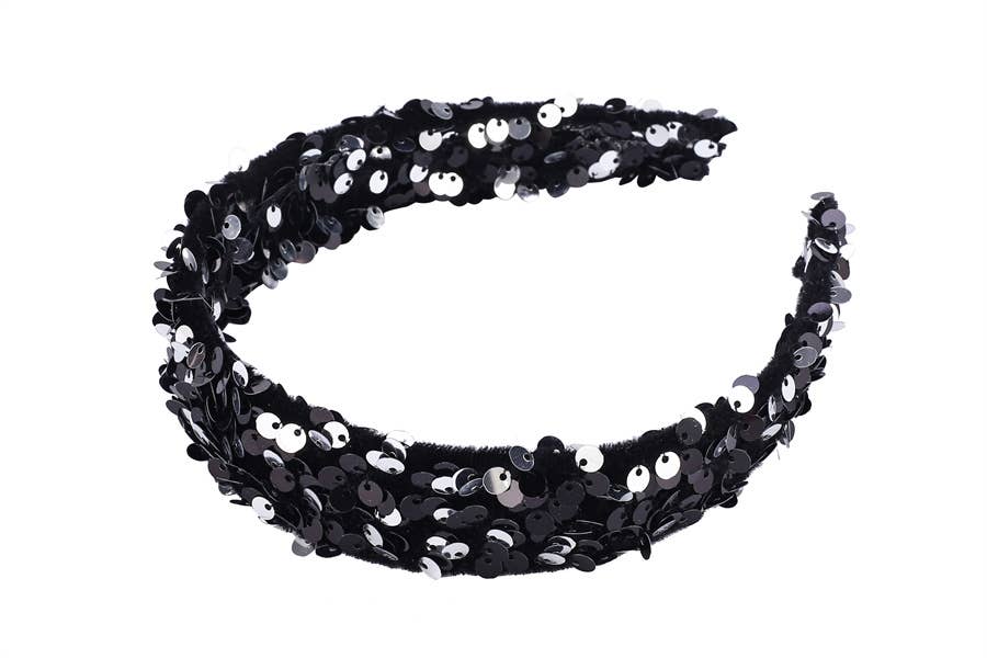 Nima Accessories Inc - Vendita all'ingrosso Fascia per capelli - Donna - Cerchietto da donna alla moda con paillettes3