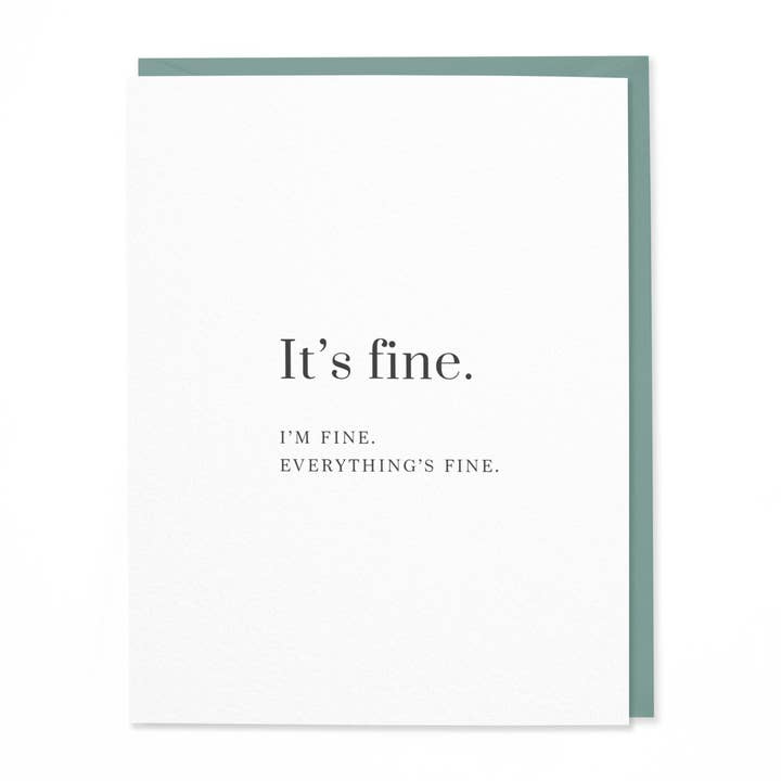 C'est bon. Je vais bien. Tout va bien. (lot de 8) pour la vente par Hitchcock Paper Co.