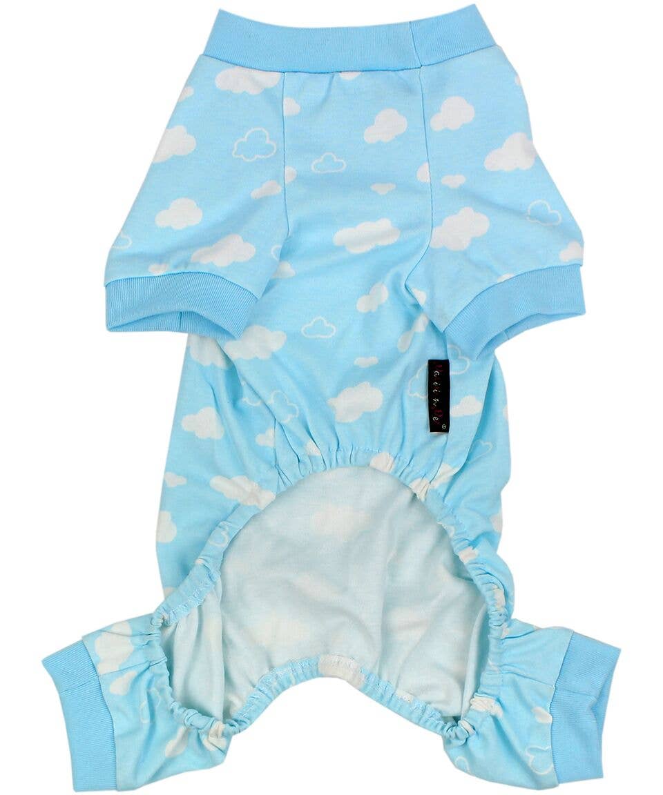 Parisian Pet® - Wholesale Pet Pajamas - Dog - Blue Cloud Pajama – Comfy & Warm Dog Pajamas for Bedtime1