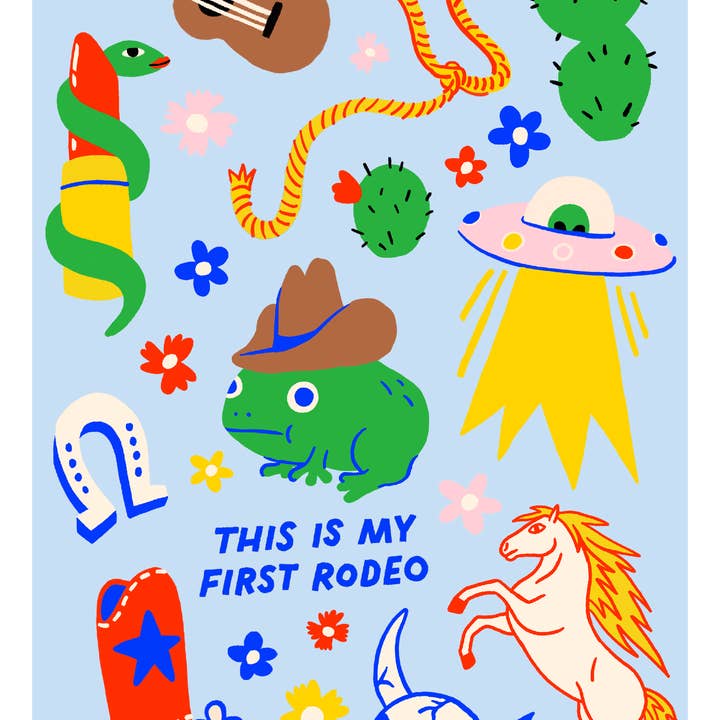 Hot Dang Press – Großhandel Bastelset – Erstes Rodeo-Bettwäsche-Set2