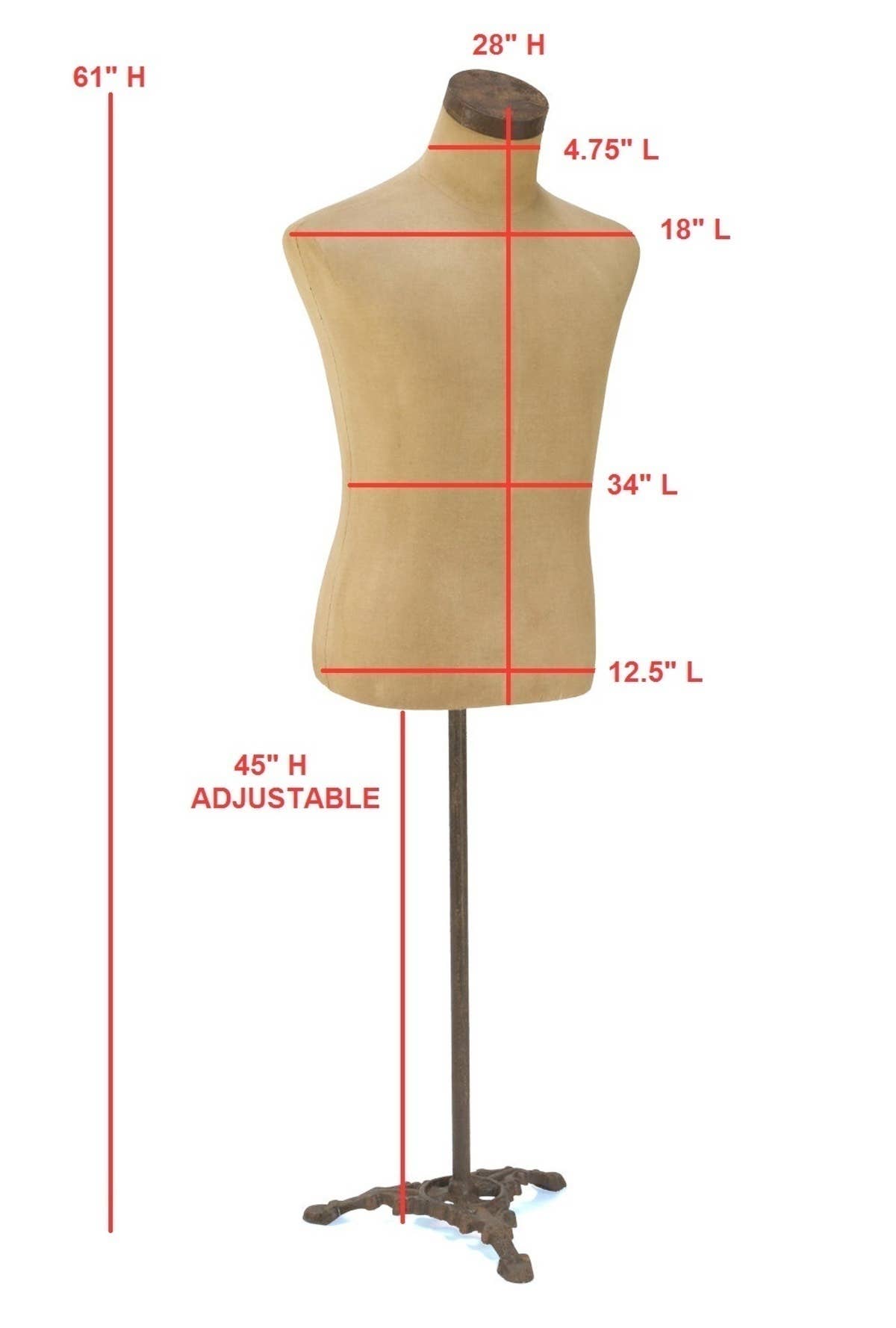 Tripar International - Wholesale Mannequin - Antiqued Body Forms27