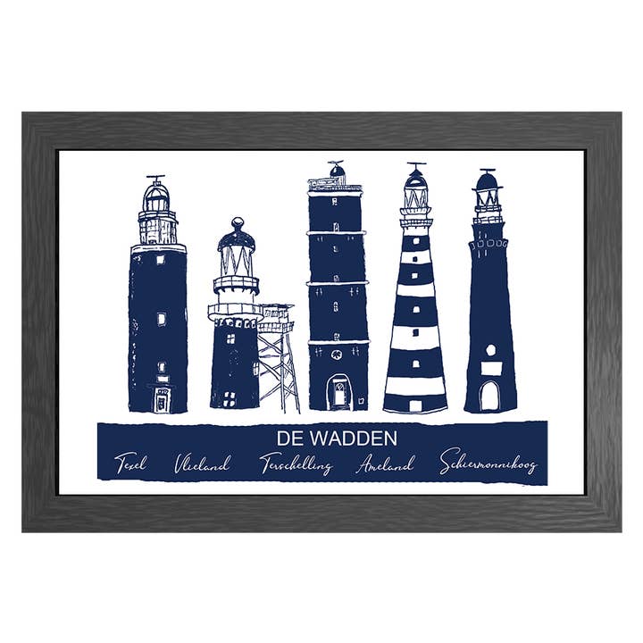 A3 Frame Wadden Blue for wholesale by JOYIN