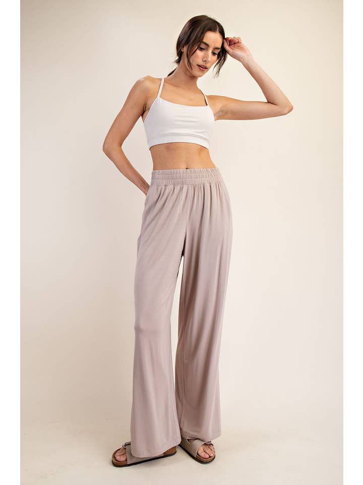 Rae Mode - Wholesale Pants - Women's - VISCOSE MODAL WIDE LEG PANT4