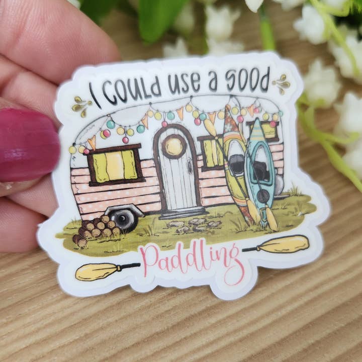 Camping, RV Sticker for wholesale by Blu Butterfly Stickers