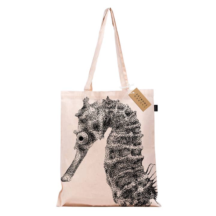 Lauren Thorley Flat Tote - Seahorse for wholesale by Parkwood Springs