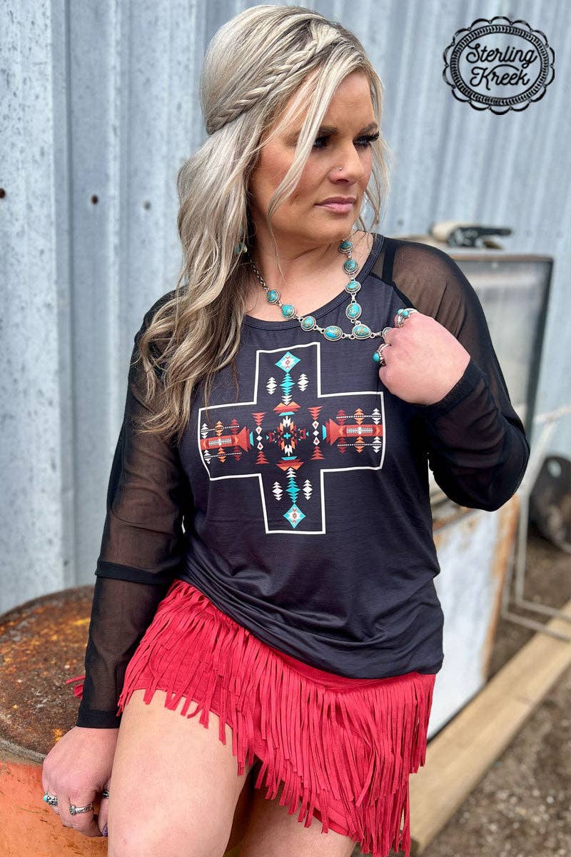 Sterling Kreek – Saia - Mulher por atacado – Saia com Franjas Vermelha Fort Worth8