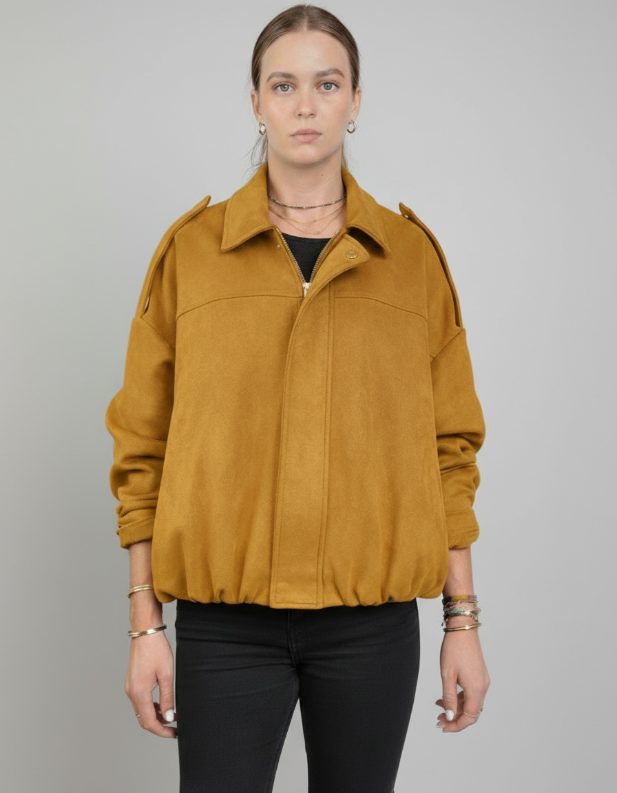 KZELL PARIS – wholesale Jacket – Women's – SUEDE-EFFECT JACKET3