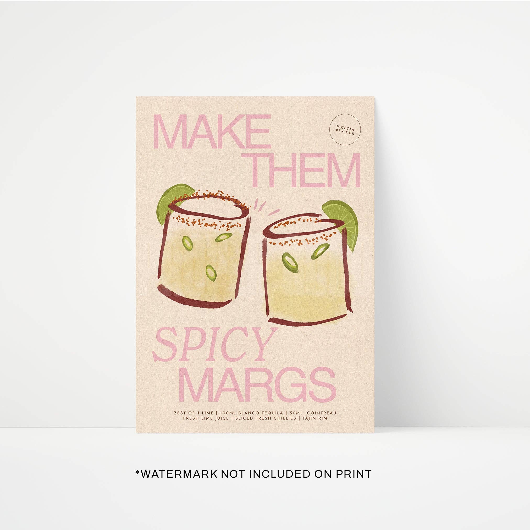 Proper Good – wholesale Art print – Spicy Marg Print2