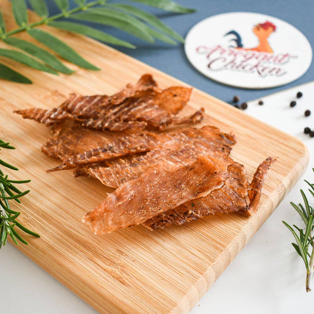 Arrogant Chicken – wholesale Jerky – Crispy Chicken Slices - Mixed Flavours3