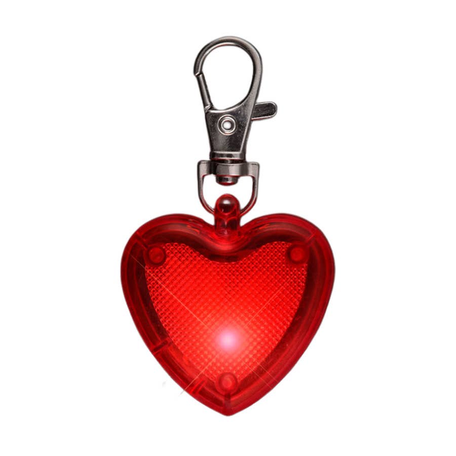 Blinkee.com, LLC - Venta al por mayor Llavero - Unisex - Juego de llaveros de emergencia Red Heart Safety con linterna1