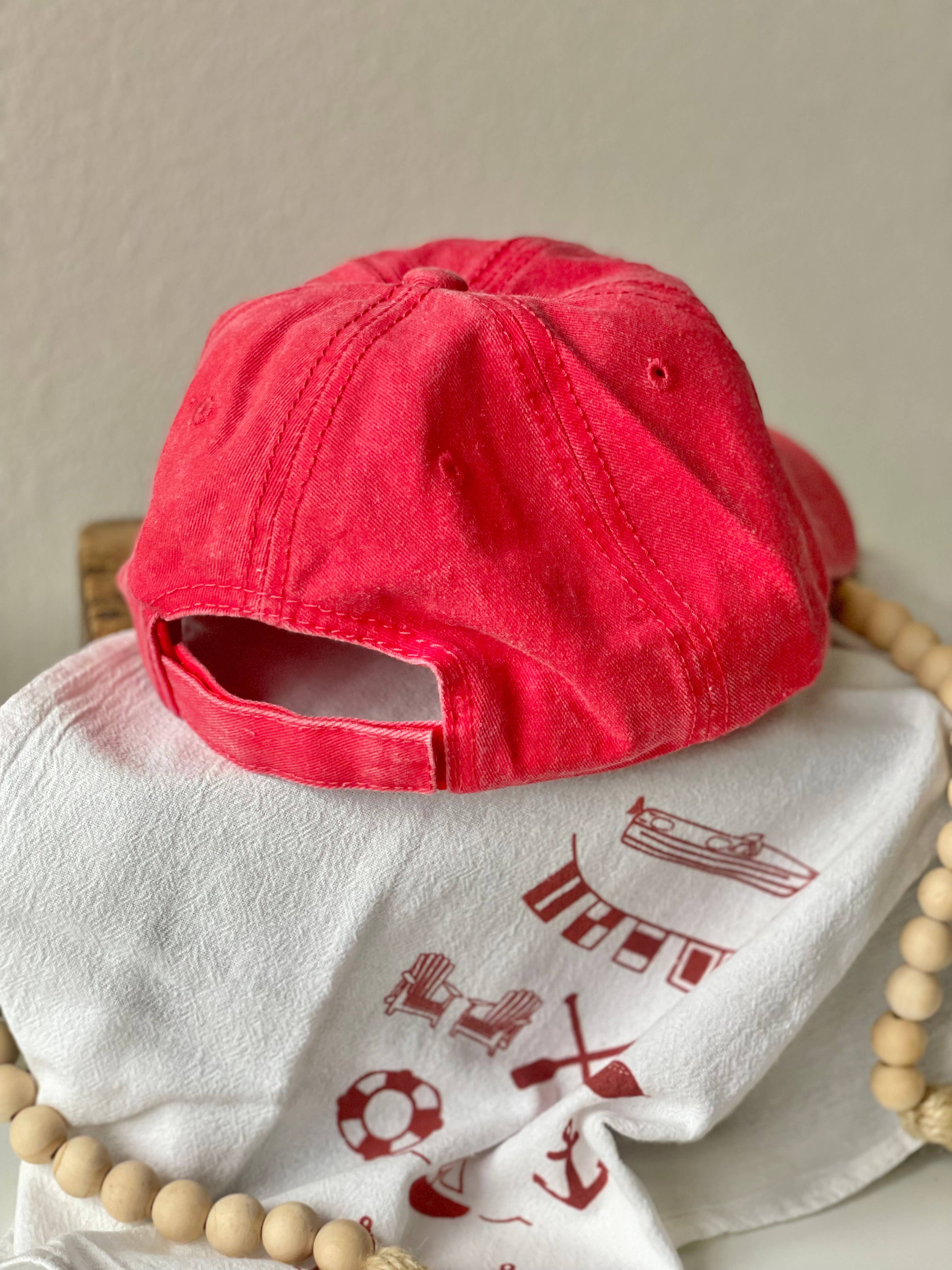 Waves of Grace Letter Co. - Wholesale Baseball Cap - Women's - Firecracker baseball hat1