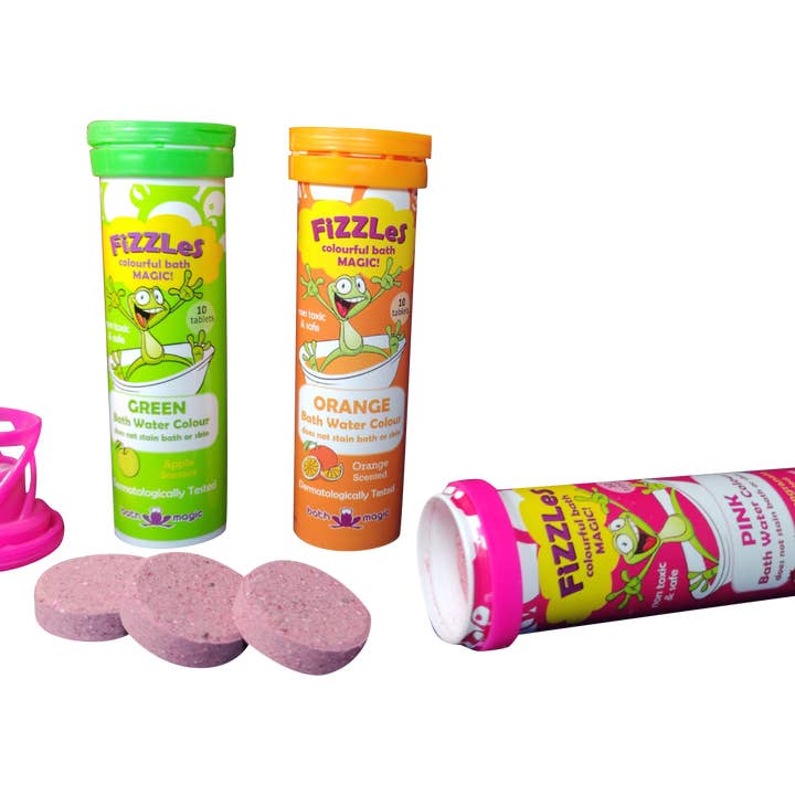 Afri-Imports - Wholesale Bath Bomb/Fizz - FiZZleS - 3 Pack Colourful Bath Magic for Kids (2 options)12
