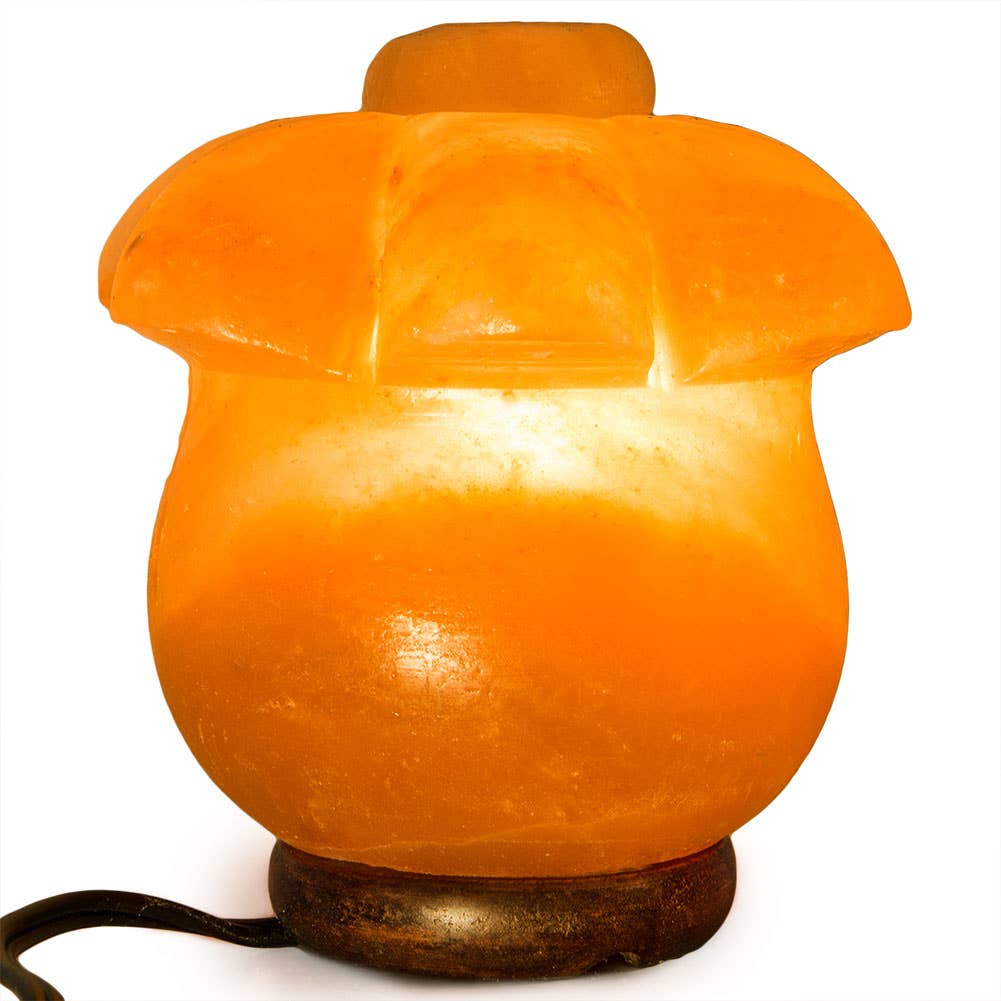 Fantasia Mining – wholesale Saltlampa – Lily Flower Salt Lampa - Genomsnitt 6.5" - sladd, glödlampa, dimmer1
