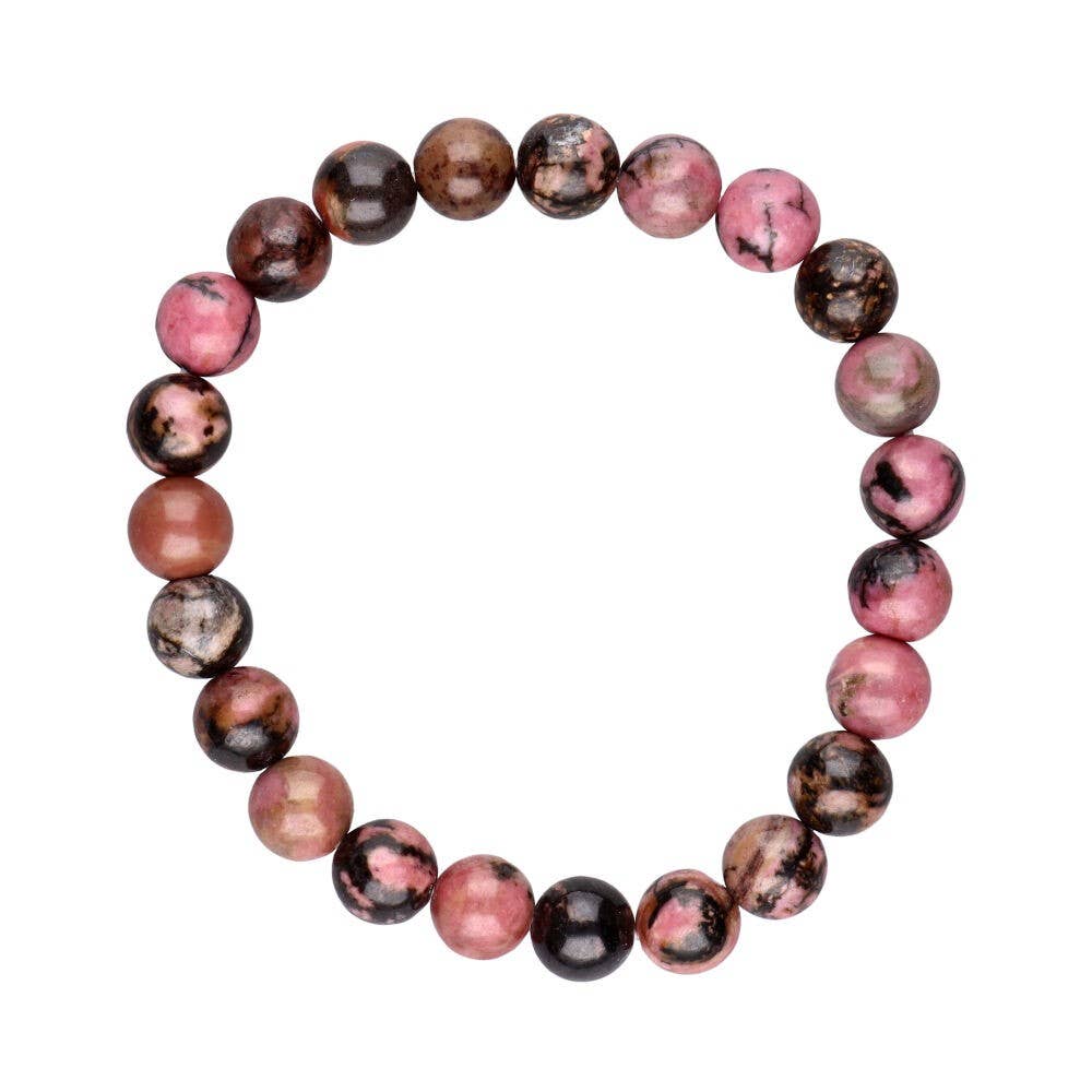 Vives de la Cortada S.L - Wholesale Beaded Bracelet - Rhodonite Bracelet 8mm1