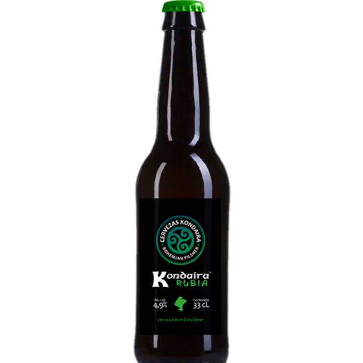 Kondaira RUBIA (Bohemian Pilsner) for wholesale by Cervezas Kondaira