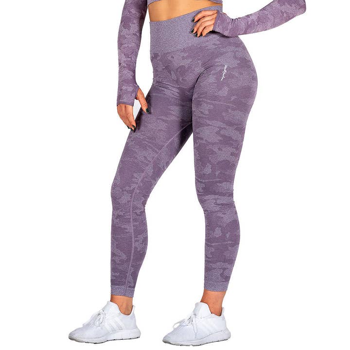 Leggings senza cuciture camo HeadQuarters per la vendita all'ingrosso da parte di HeadQuarters Clothing