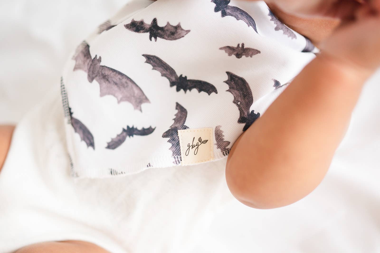 Gaia Baby Goods - Wholesale Sleepsuit - Baby - Organic Cotton Baby / Toddler Pajamas in Halloween Bat Print4