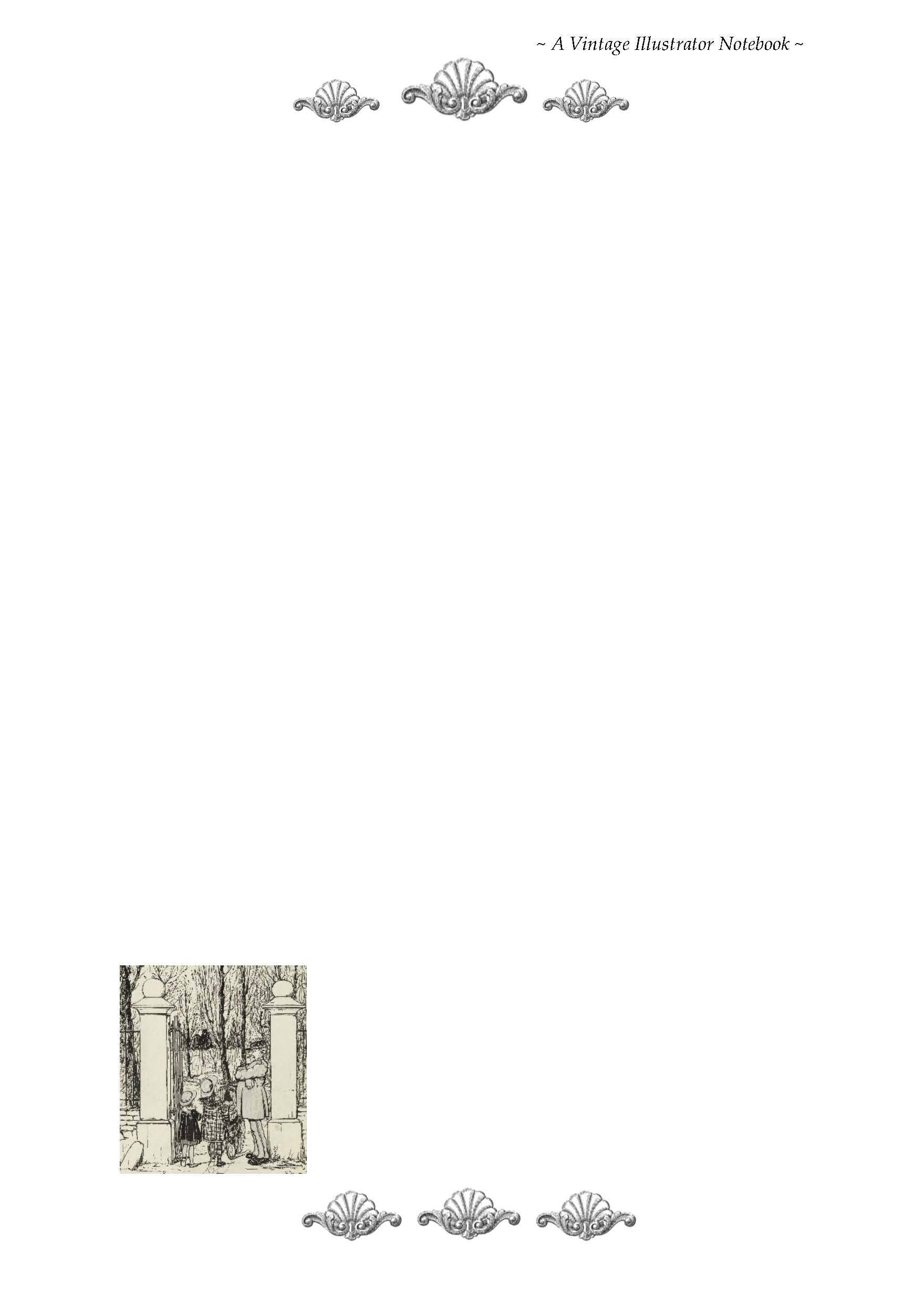 VINTAGE LADIES COLLECTION - Wholesale Scrapbook - Vintage Illustrators Collection: PHOEBE SPIRALBOUND NOTEBOOK14