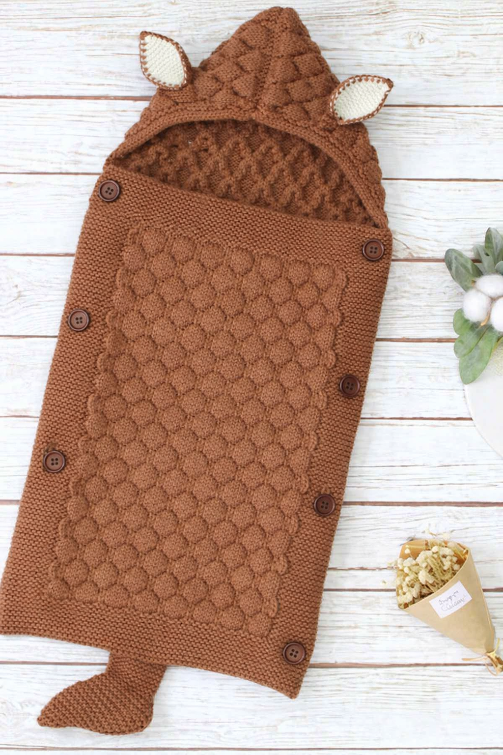 Annie & Charles – Engroshandel Sovepose - Baby – Annie & Charles® strikket sovepose til baby11