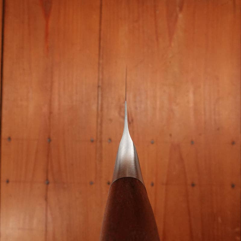 Bernal Cutlery – Faca de cozinha/utilitário por atacado – Frider Herder Madeira 8" Chef Forjado Noz Inoz Inoxidável 1/2 Bolster6