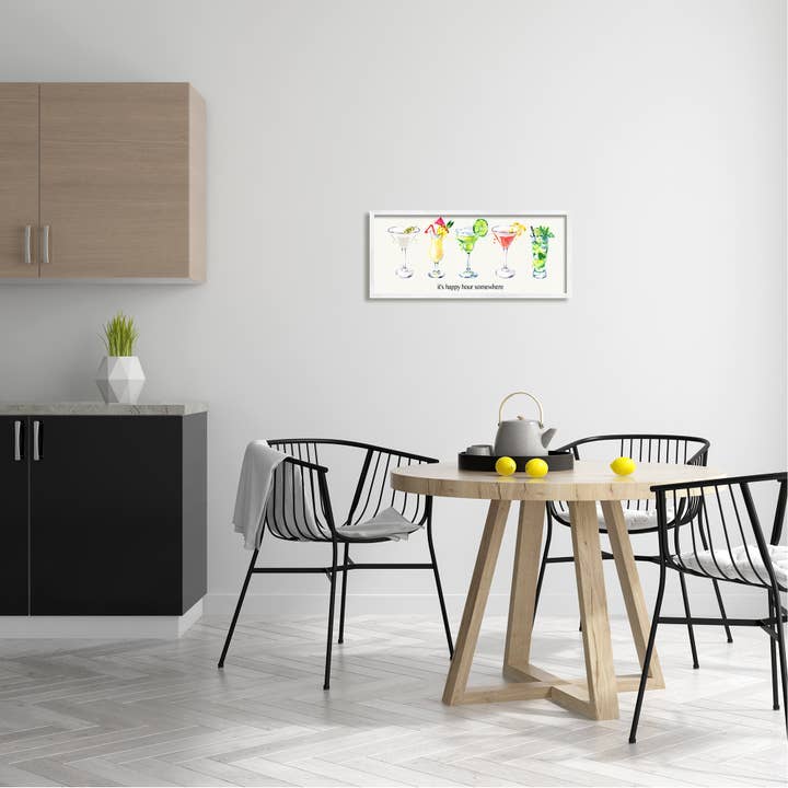 Stupell Industries - Wholesale Wall Sign - Happy Hour Somewhere Cocktails Framed Giclee16