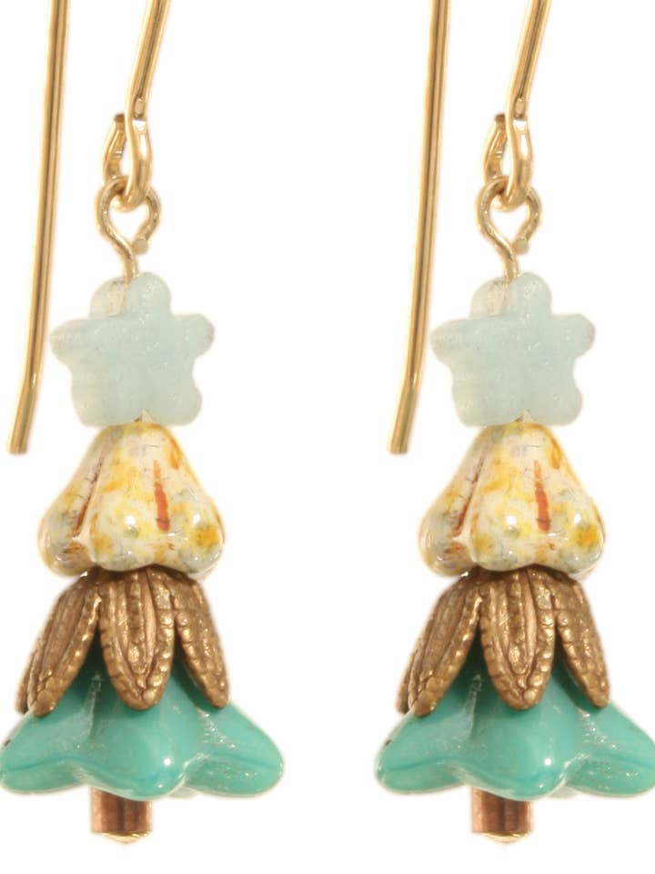 Twinkling Little Tree Earrings - 14 Kt Goldfilled for wholesale by Ardent Designs