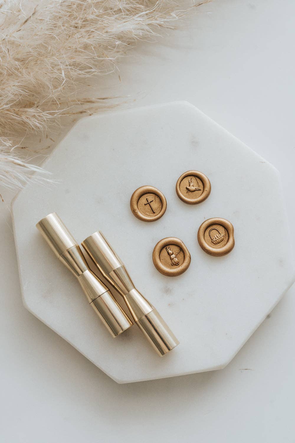 Written Word Calligraphy - Wholesale Decoratieve stempel - Kruis en Duif Mini Lakzegel7