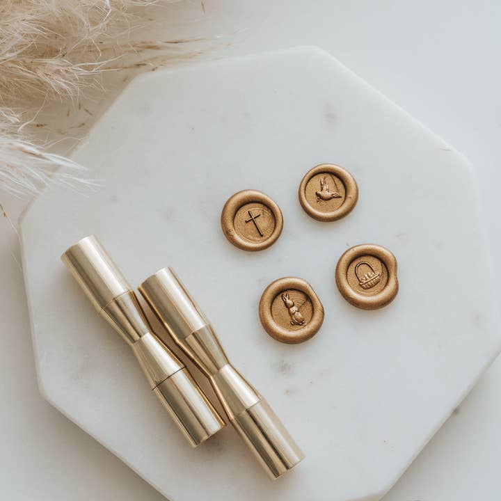 Written Word Calligraphy - Wholesale Decoratieve stempel - Kruis en Duif Mini Lakzegel7