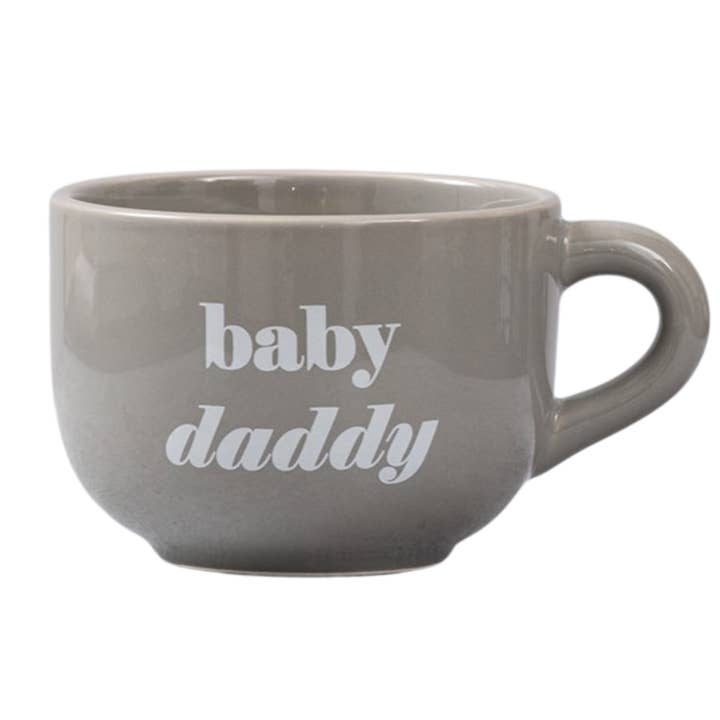 Baby Daddy Cappuccino Mug Dolomite 24 oz for wholesale by Tate + Zoey