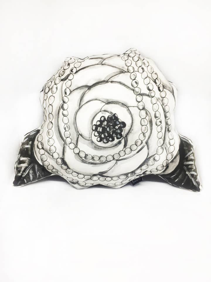 Camelia Pillow-Plush modieus bloemkussen, woondecoratie, cadeau voor wholesale door KAHRI