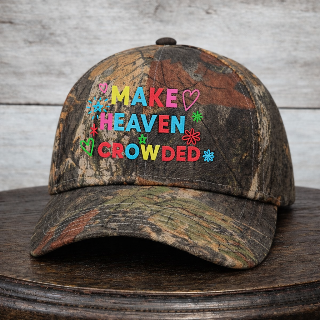 LC Elizabeth – wholesale Trucker hat – Women’s – Make Heaven Crowded Patchwork | LC Elizabeth Original | Embroidered Trucker Hat2
