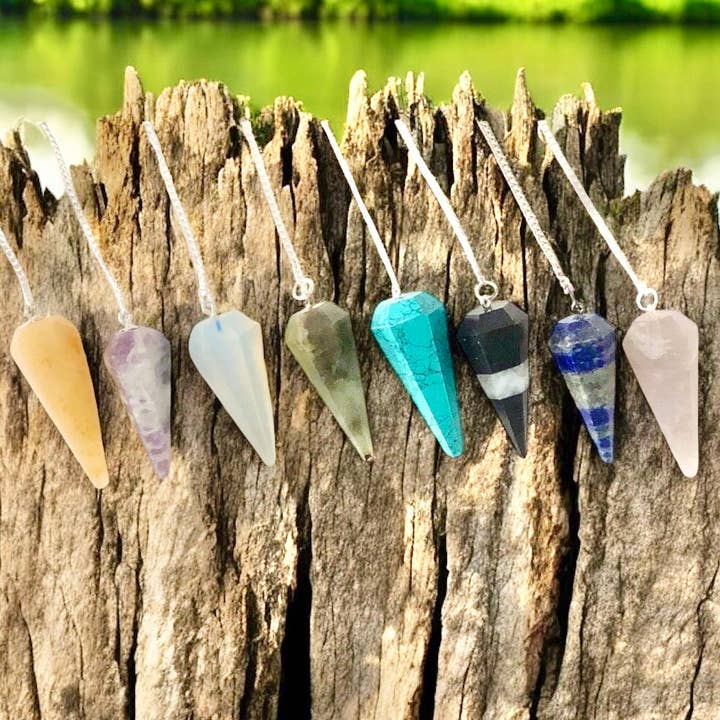 Mindful Intentions® - Wholesale Meditation Supplies - Lepidolite Pendulum with Pendulum Board & Instructions6