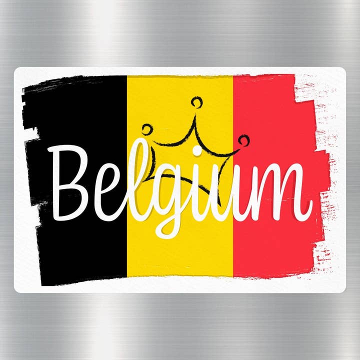 Belgium Travel Sticker for wholesale by GraffMerch.com