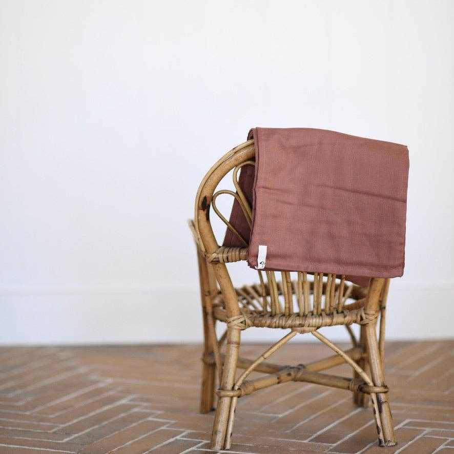 Saga Copenhagen - Wholesale Swaddle - Baby - Swaddle - Clove - 100% Organic cotton 1