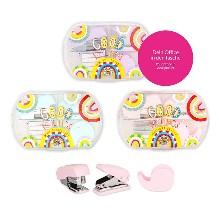 Trendhaus - Wholesale School Supplies - Kids - GOOD FEELINGS office set, sorted by 3