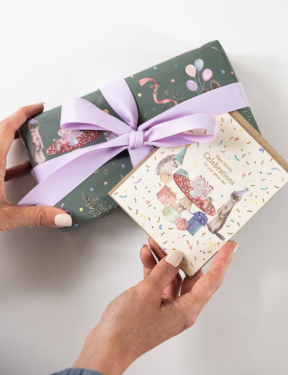 Bespoke Letterpress – postal de parabéns por atacado – Celebrações de Aniversário Feliz2