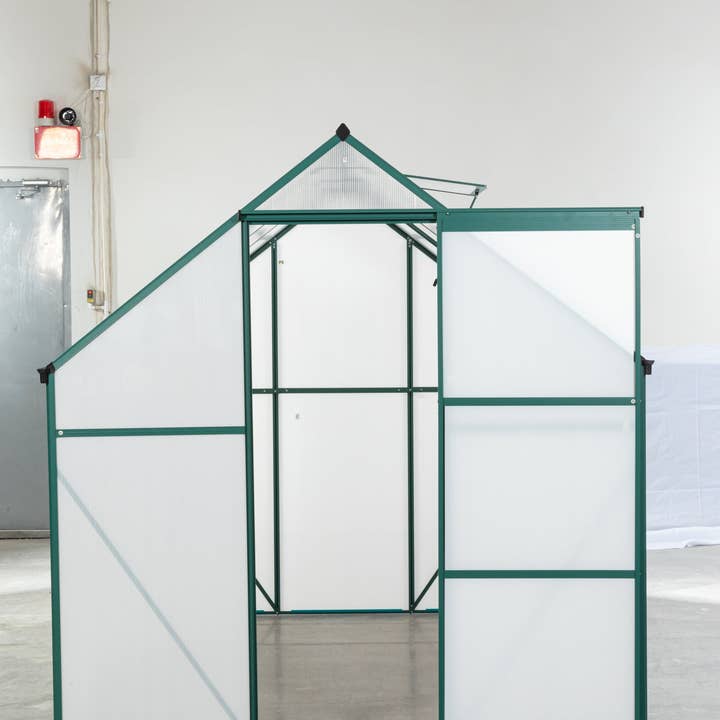 39F Inc. - Wholesale Outdoor Ornament/Decor - Walk-In Green-6 x 8 FT Outdoor Patio Greenhouse Sliding Door31