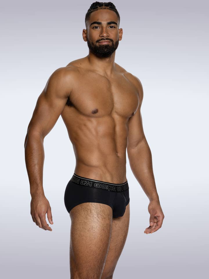Black Bamboo Briefs for wholesale by GARCON® Underwear
