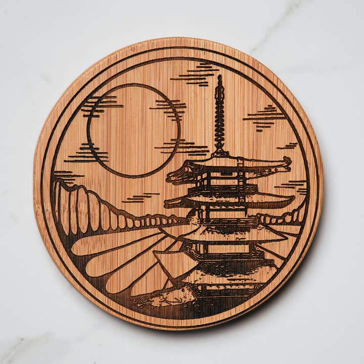 Pagoda Coaster for engroshandel hos Dom Chi Designs