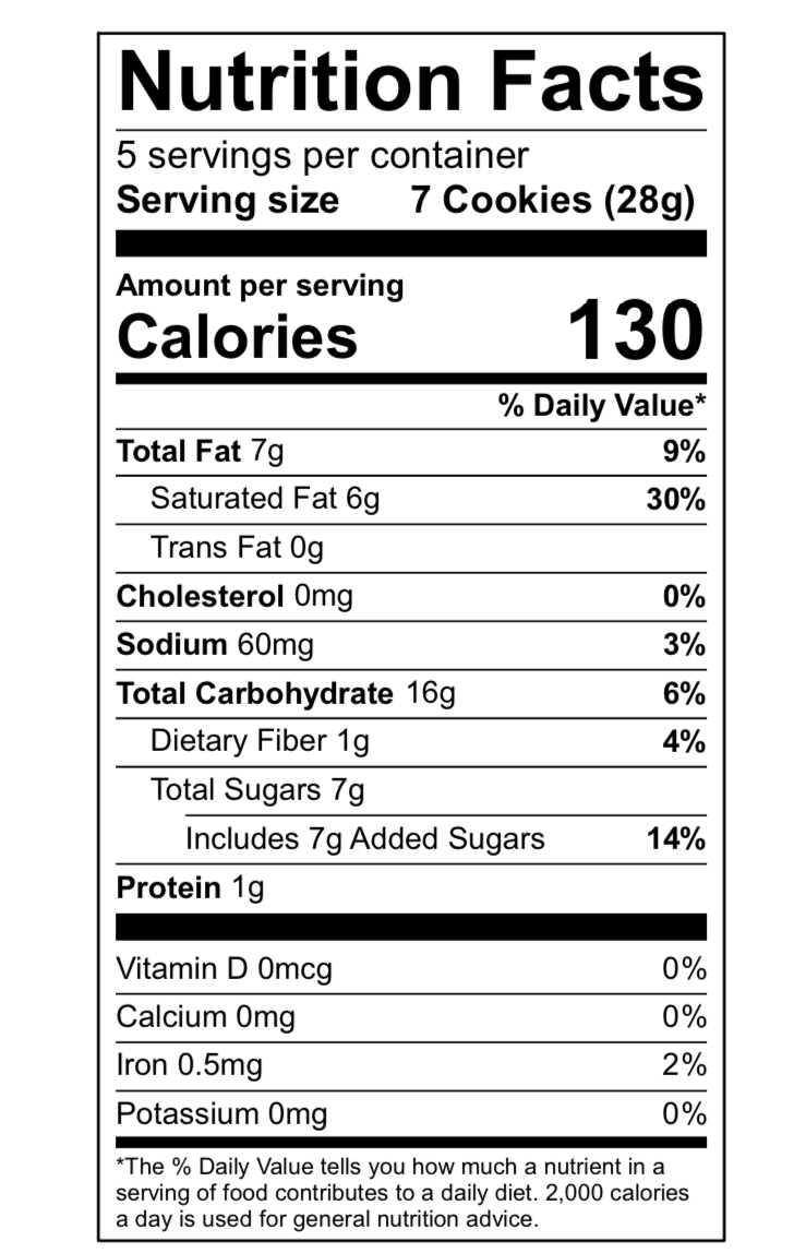 Bakeology - Vendita all'ingrosso Biscotti - Bocconcini di biscotto al cioccolato - sacchetti da 5 oz4