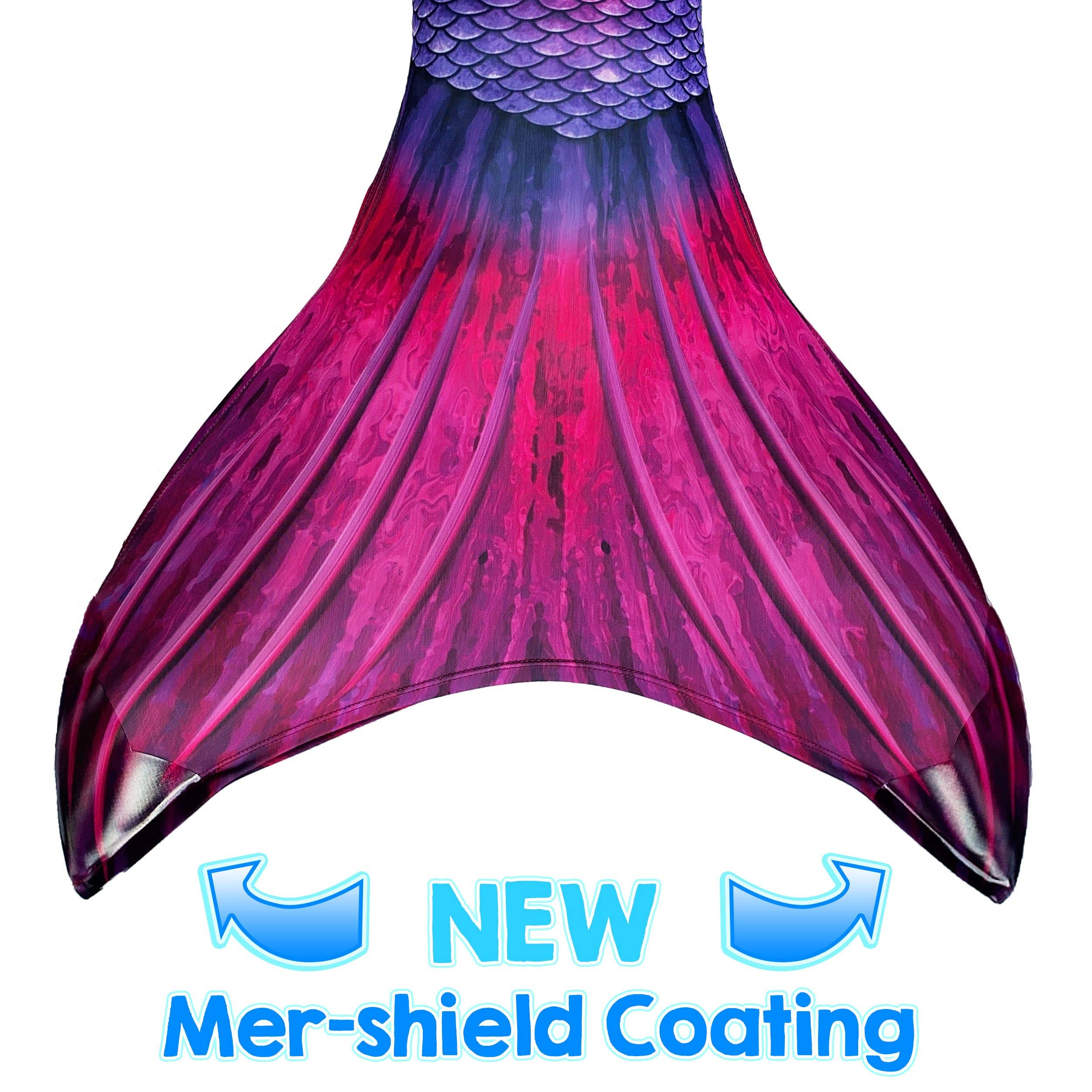 Sun Tail Mermaid - Wholesale Beach/Pool Toy - Kids & Baby - Bali Blush Mermaid Tail + Monofin Set clothing for kids, girls, teens, and women (pool toy)2