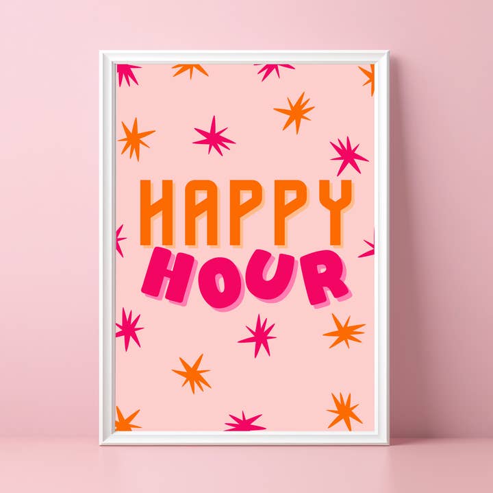 Danni Boden Designs - Wholesale Art Print - Happy Hour - Home/Bar/ Kitchen Print0